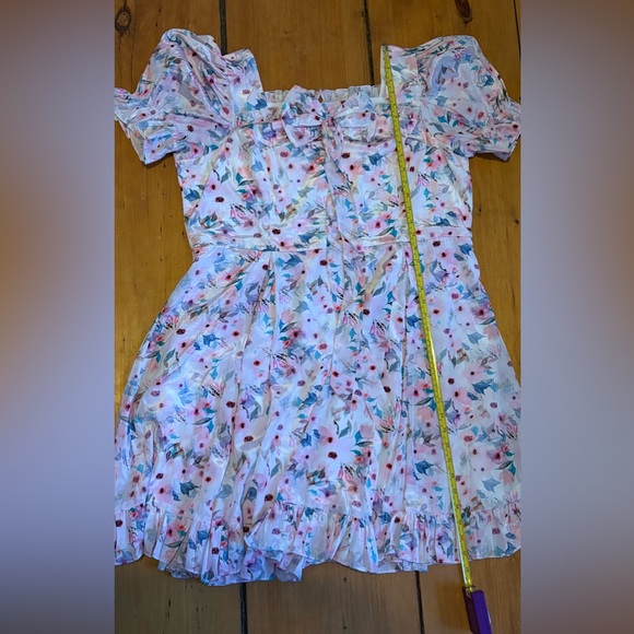 Ivy City Co. Dolly Floral Dress, Size 1X - Pink Flowers Princess Picnic Spring - Picture 14 of 16